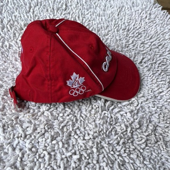 HBC Team Canada Red Baseball Hat Trucker Cap 2006 TORINO - WINTER OLYMPICS - Picture 2 of 6
